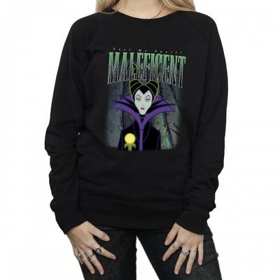 Женский/женский хлопковый свитшот «Спящая красавица» Maleficent Montage