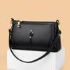 Soft Leather Fashionable Middle-aged Mom Bag, Large-capacity Single-shoulder Grandma Bag, Crossbody Small Square Bag