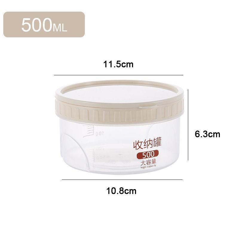 Пластиковые герметичные банки для пищевых продуктов с бесплатной ложкой, влагонепроницаемый резервуар для хранения зерна, герметичная бытовая трубка для хранения свежего сухого молока