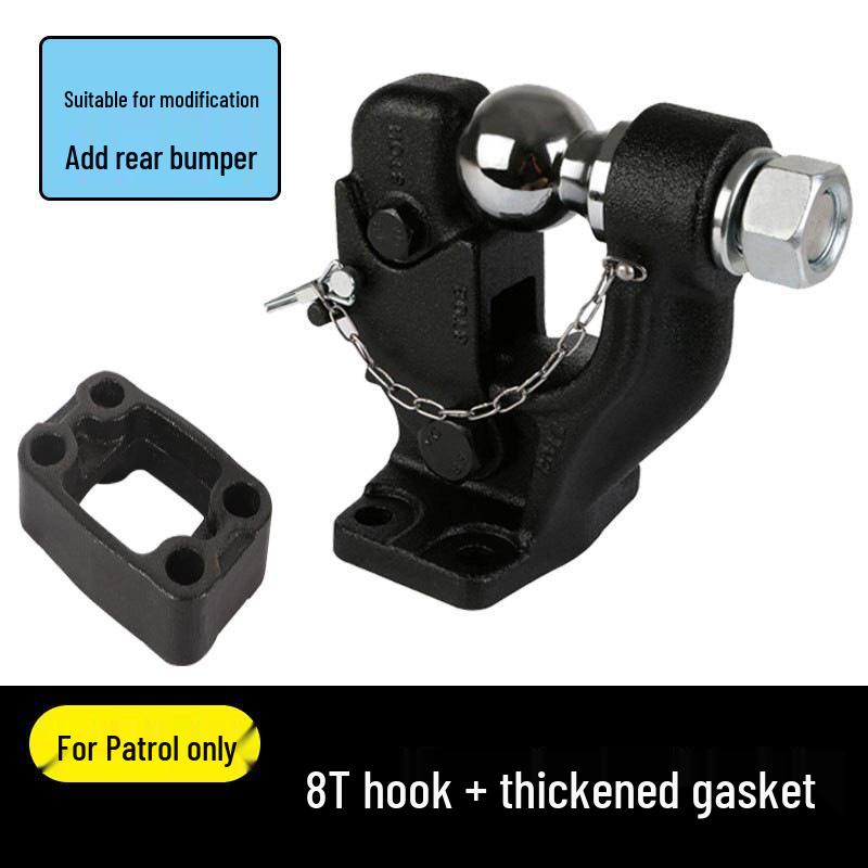 Фаркоп Nissan Patrol Y62 и быстросъемный буксировочный крюк из нержавеющей стали для Y61