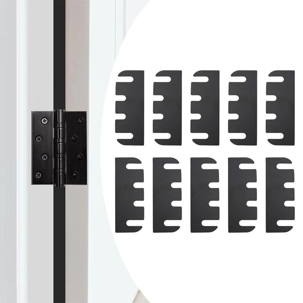 10 шт. Прочный материал Дверные петли Прокладки 4 дюйма Пластиковые Регуляторы зазора Шкафные двери