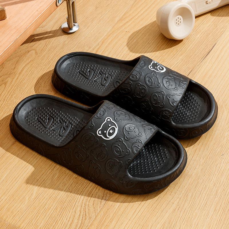 Cute EVA Non-Slip Indoor Slippers for Couples - Summer Sandals for Men & Women