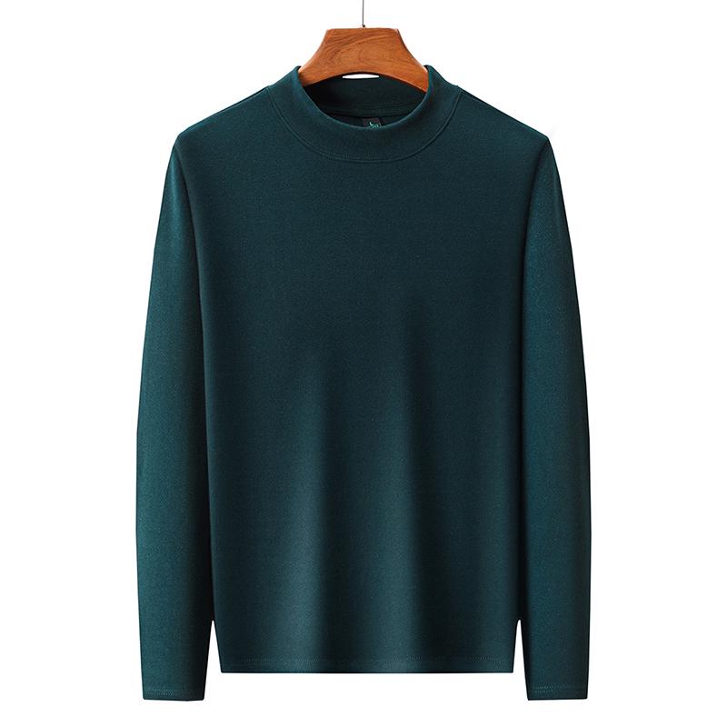 Мужская термофлисовая футболка с длинным рукавом, свободного кроя, базовый слой, 2025