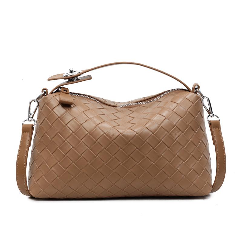 Нишевый дизайн, ручная вязка, сумка-пельмень, портативная сумка-подушка, женская новая сумка через плечо