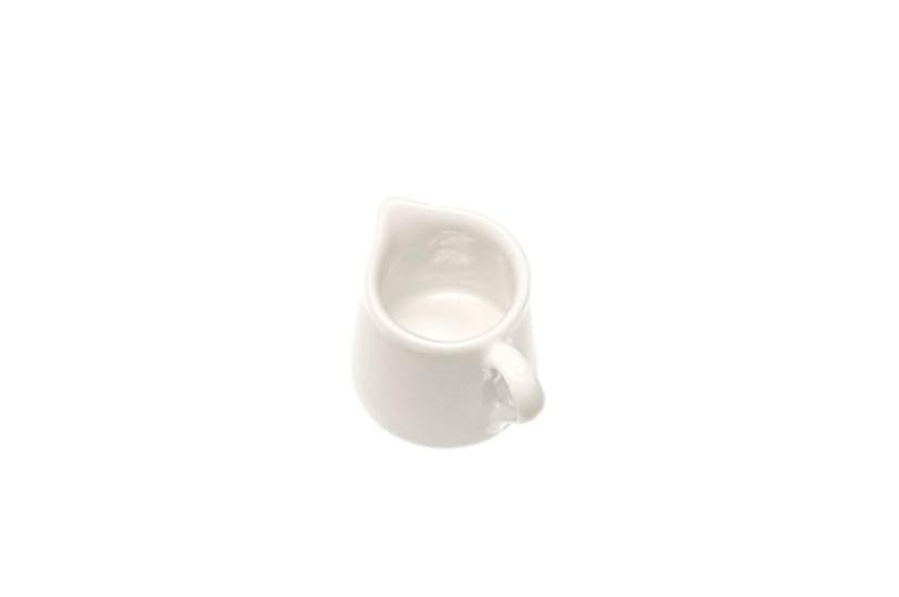 Set of 10 Single-Serve 10ml Milk Pitchers, Ceramic, Creamer, Microwaveable, Dishwasher Safe, Pure White, Made In Japan, Mino Ware, ACS WEB SHOP