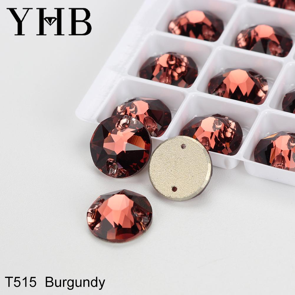 YHB Высшее качество XIRIUS Стекло Кристалл AB Лунный Свет Швейные Камни Плоская спинка Пришиваемые Стразы Для Одежды Одежды Сумок
