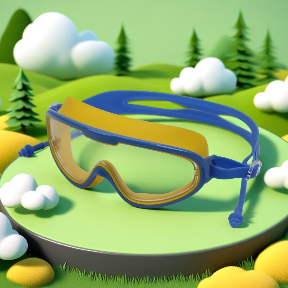 Kids' Waterproof & Fog-Proof HD Swim Goggles - Large Frame for Boys & Girls