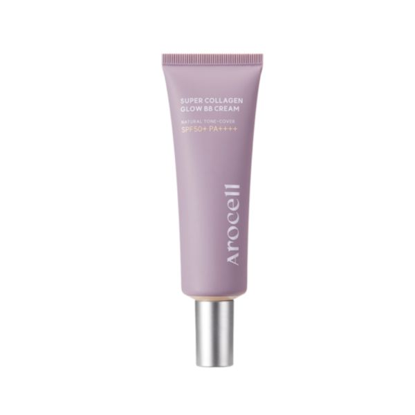 AROCELL Суперколлагеновая сыворотка Glow Sun BB-крем SPF-защита Осветляющая база 40 мл