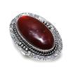 Red Labradorite Gemstone 925 Sterling Silver Jewelry Ring Size 10