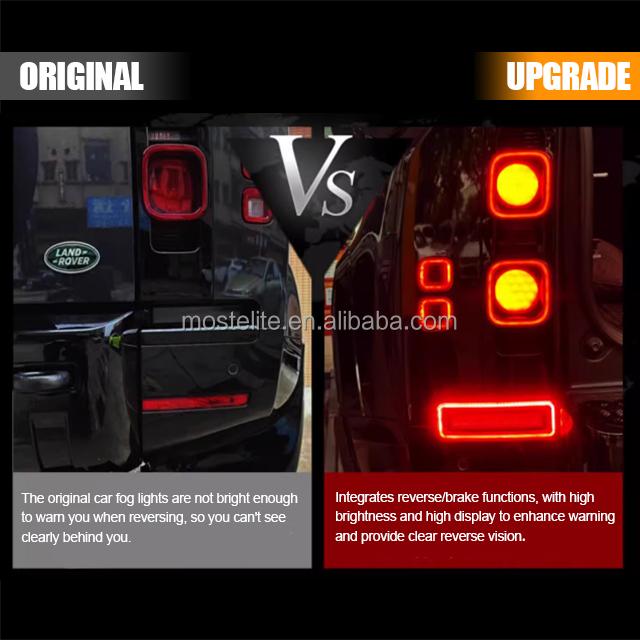 Hot Sales Car LED Reversing Light Turn Signal Lights Brake Light for LandRover Defender 90 110 130