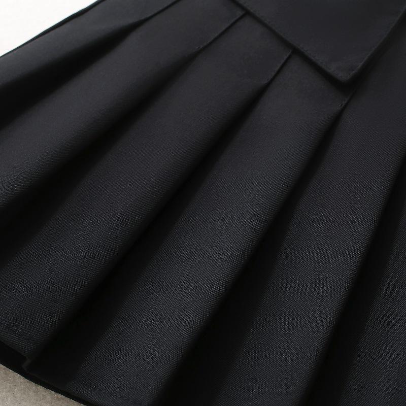 Юбка-плиссе для девочек весна/осень 2025 г.: Маленькая девочка в стиле вестерн-колледж JK