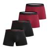4 штуки мужских трусов, хлопковые боксеры для мужчин, нижнее белье, эластичная тесьма, мужские трусы, сексуальные боксеры-плавки