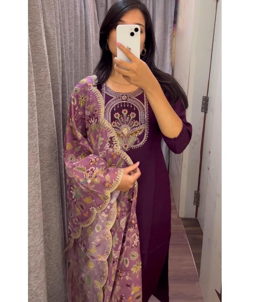 Индийский женский дизайнерский праздничный костюм сальвар-камиз курти брюки дупатта комплект индийская этническая одежда