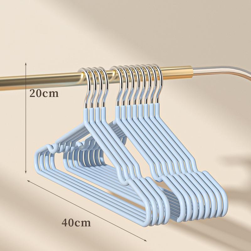 10 шт. Металлические вешалки для одежды без следов, нескользящие, прочные, стойки для одежды, принадлежности для развешивания одежды в спальне, бытовой органайзер
