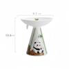 Panda Pattern Ceramic Incense Holder, 10.6 x 9.7 cm, White, Incense Burner, Incense Stick Holder (White)