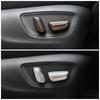 Для Toyota Highlander XU70 2024 Цвет карбонового волокна Накладка на кнопку переключателя регулировки сиденья ABS Аксессуары для интерьера автомобиля Украсить