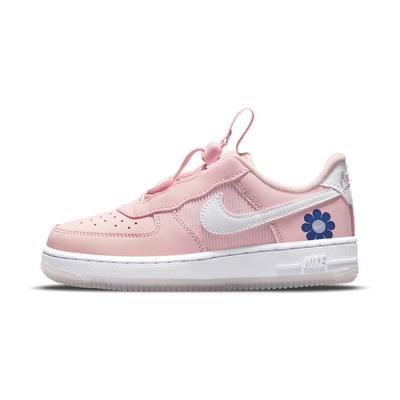 Air Force 1 Toggle SE Износостойкие Низкие Кеды для Катания на Скейтборде Детские Розовый Цветок Дети Возрастом 3 7 Лет Кроссовки DB1814-600
