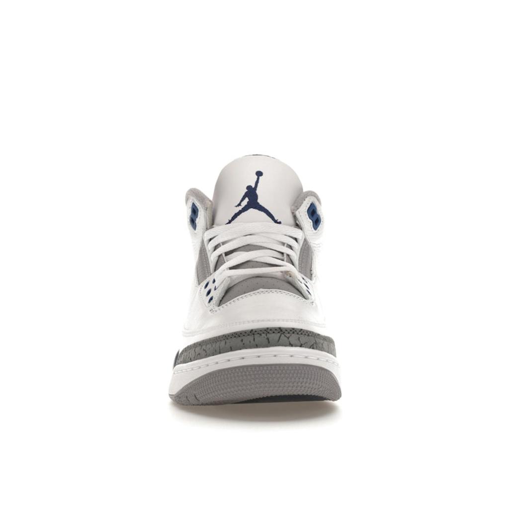 Air Jordan 3 Retro Midnight Navy Мужские кроссовки Белый цементно-серый Черный CT8532-140