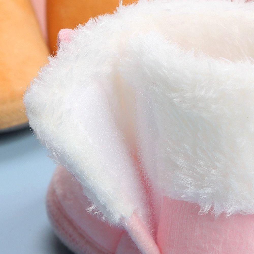 Зимний защитный чехол для ног, носимый, первые ходунки, детская обувь для малышей, бежевый, детская хлопковая обувь