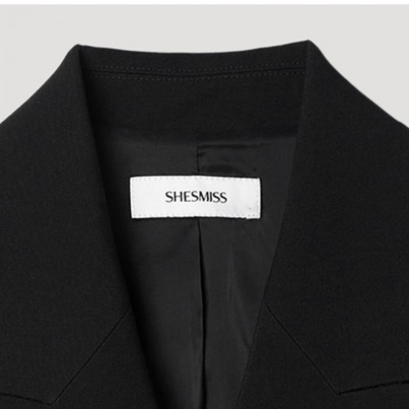 She S miSS Double breaSted Setup Jacket SwSjkp11040 Bk
