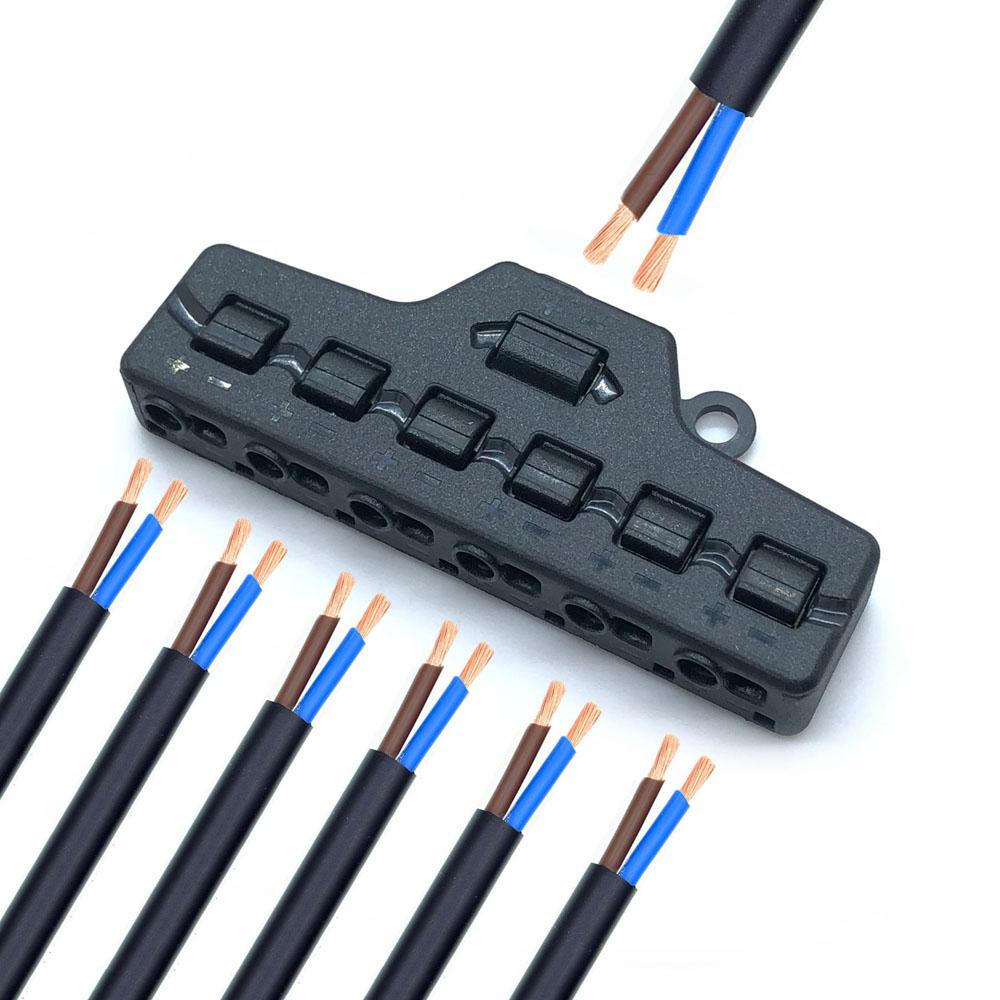 in 3 out LED Push Terminals Post Quick Connector Terminal Splitter Splitter Wire Splitter Connector