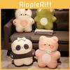 Cute Panda Rabbit Frog And Pig Plush Pillow And Blanket For Office Nap Time