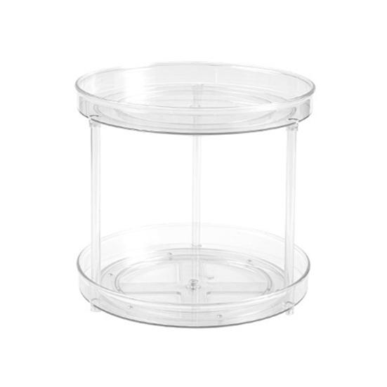 Вращающийся на 360 градусов лоток для хранения 1/2/3 слоя Lazy Susan Organizer Кухонный шкаф для кладовой Прилавок Держатель для специй Косметическая поворотная стойка