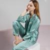 Solid Classic Elegant Fashion European and American Style Women's Homewear Spring Autumn Lounges Female Pajamas