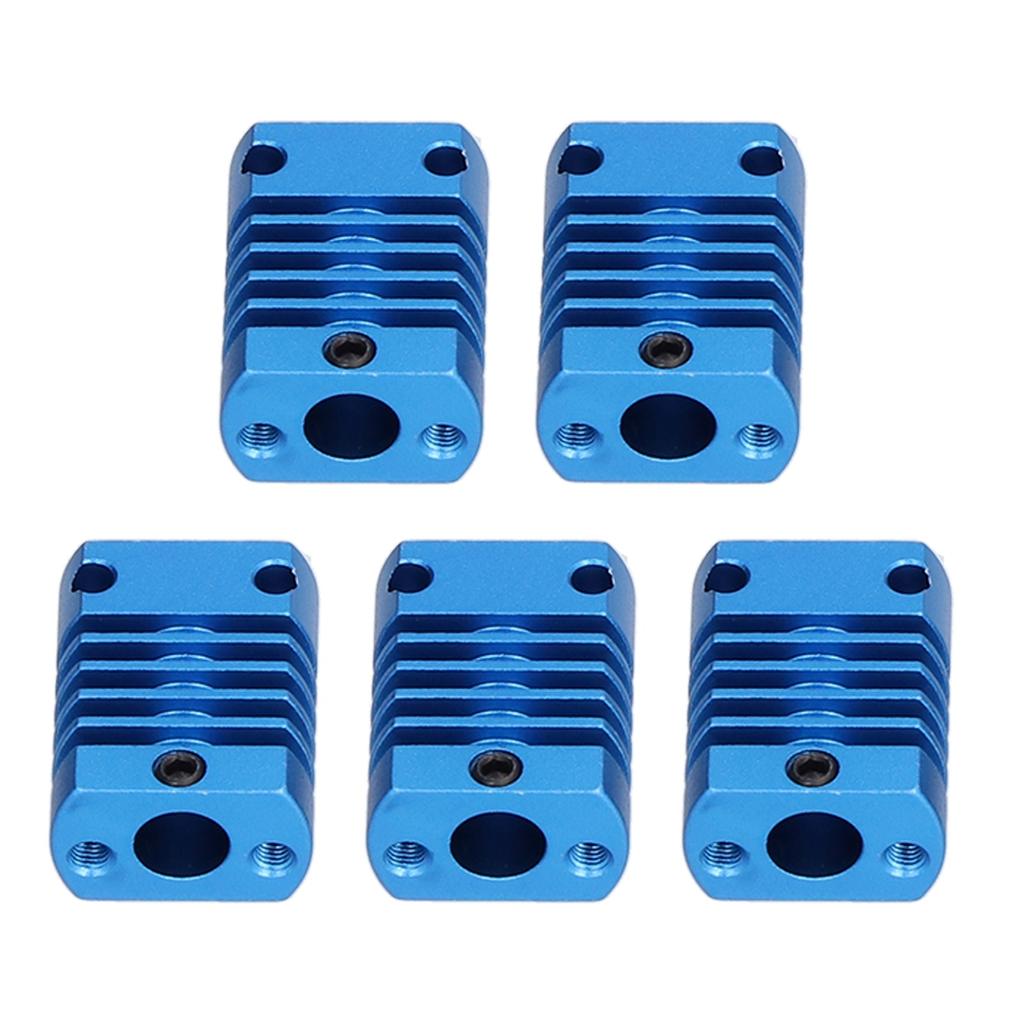 5Pcs 3D Printer Heat Sink Radiator Aluminum Alloy Dissipation Block Extruder MK10 E3DV6