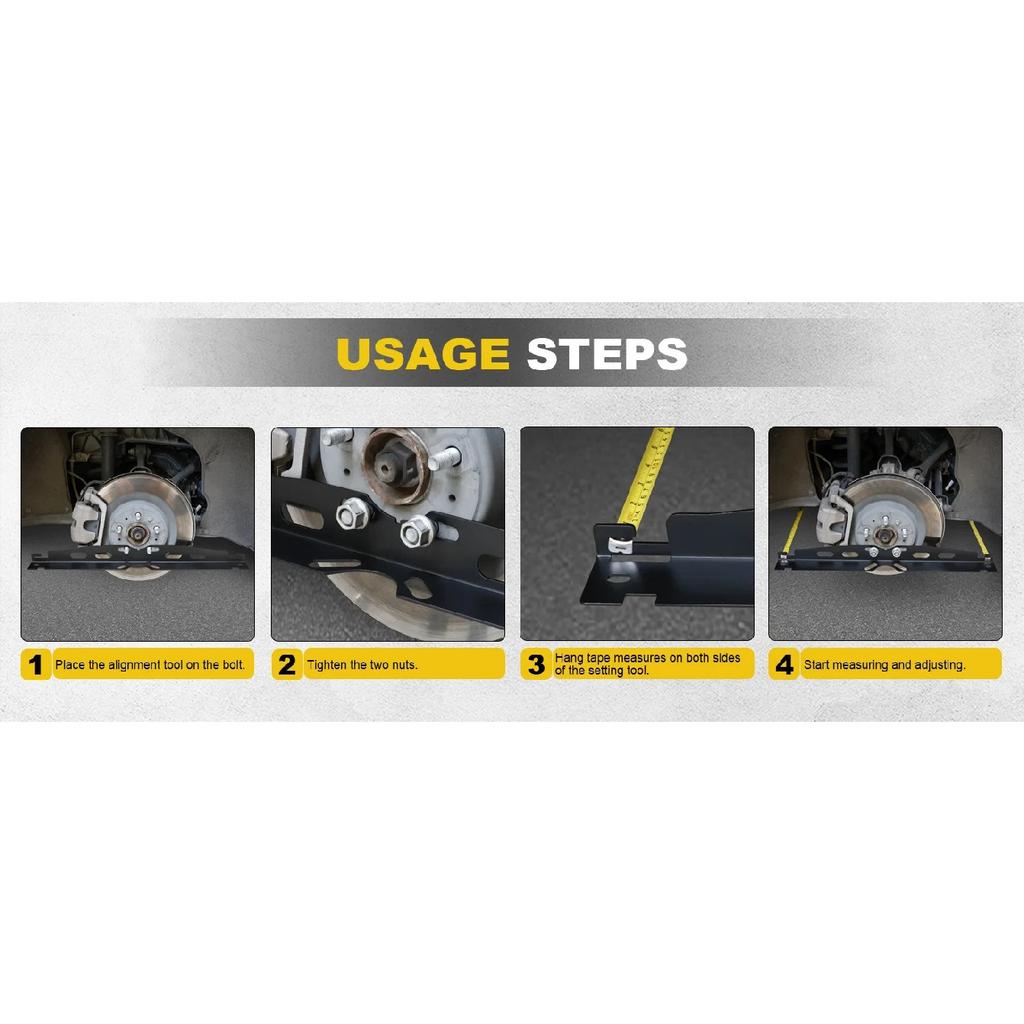 Car Four-Wheel Alignment Tool Kit Sheet Metal Correction Toe Plate Wheel Alignment Tool Auto Repair Equipment