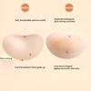 1 пара женских накладок на грудь, устойчивых к поту, противоскользящих, невидимых, тонких, дышащих, утолщенных, поддерживающих грудь, липких накладок, накладок на соски, бюстгальтер без бретелек