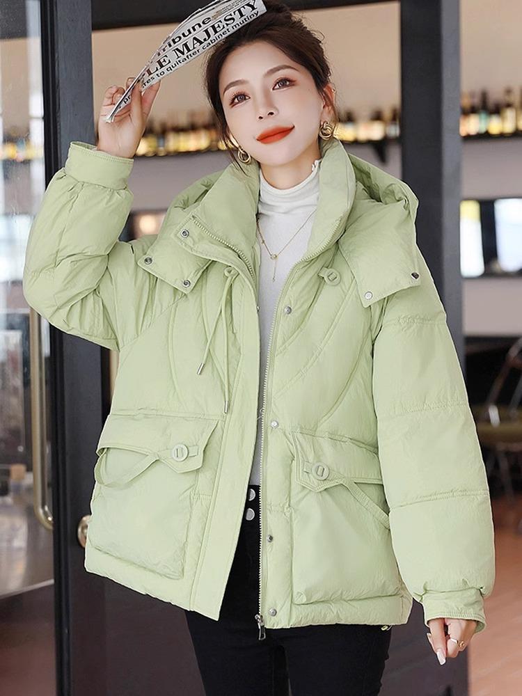 Маленькая хлопковая одежда зима 2025 новая зимняя одежда корейская версия куртка утолщенная хлопковая одежда женская свободная хлопковая