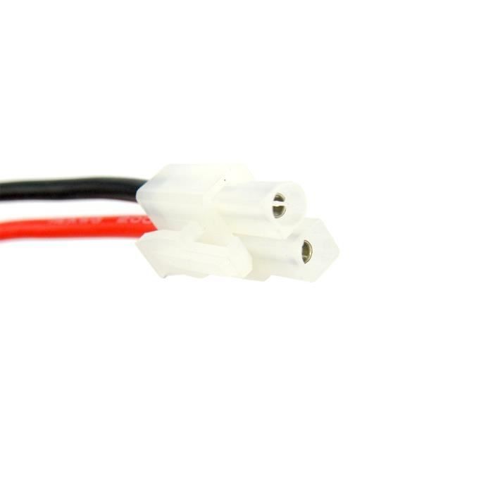 Connecteur Tamiya - YUNIQUE FRANCE - Fiche Banane 4 mm - Câble 30 cm - AWG 14