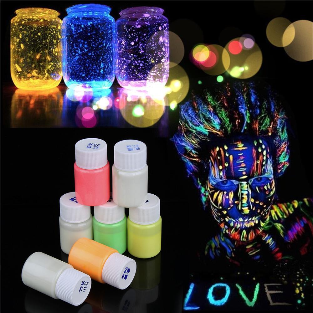 20g Decoration Party Bright Luminous Paint Acrylic Pigment Glow In The Dark