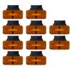 4x/6x/8x/10x 12V 24V Car External LED Side Marker Warning Light Clearance Signal For Trailer Truck Lorry RV Yellow White Red