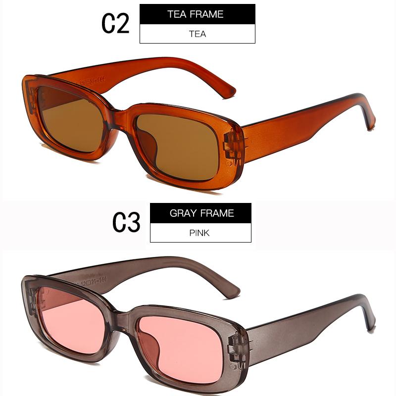 Квадратные женские солнцезащитные очки, женские люксовые брендовые дорожные маленькие прямоугольные солнцезащитные очки для мужчин и женщин, винтажные ретро Óculos Lunette De Soleil Femme JM002530