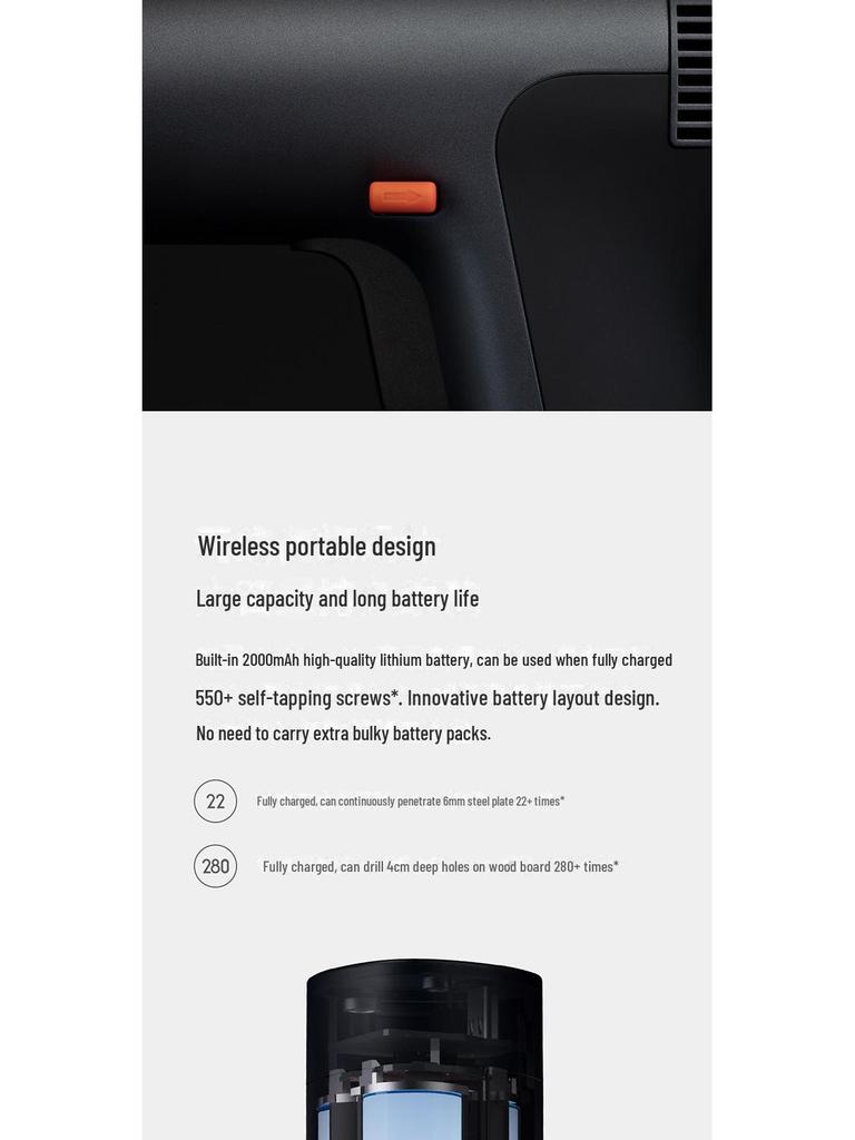 Xiaomi Smart Brushless Handheld Electric Drill - Многофункциональный инструмент-отвертка