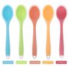 Silicone World Silicone Spoon Mixing Soup Spoons Kitchen Mixing Ladle Cooking Utensils Kitchenware Tool for Stirring and Serving