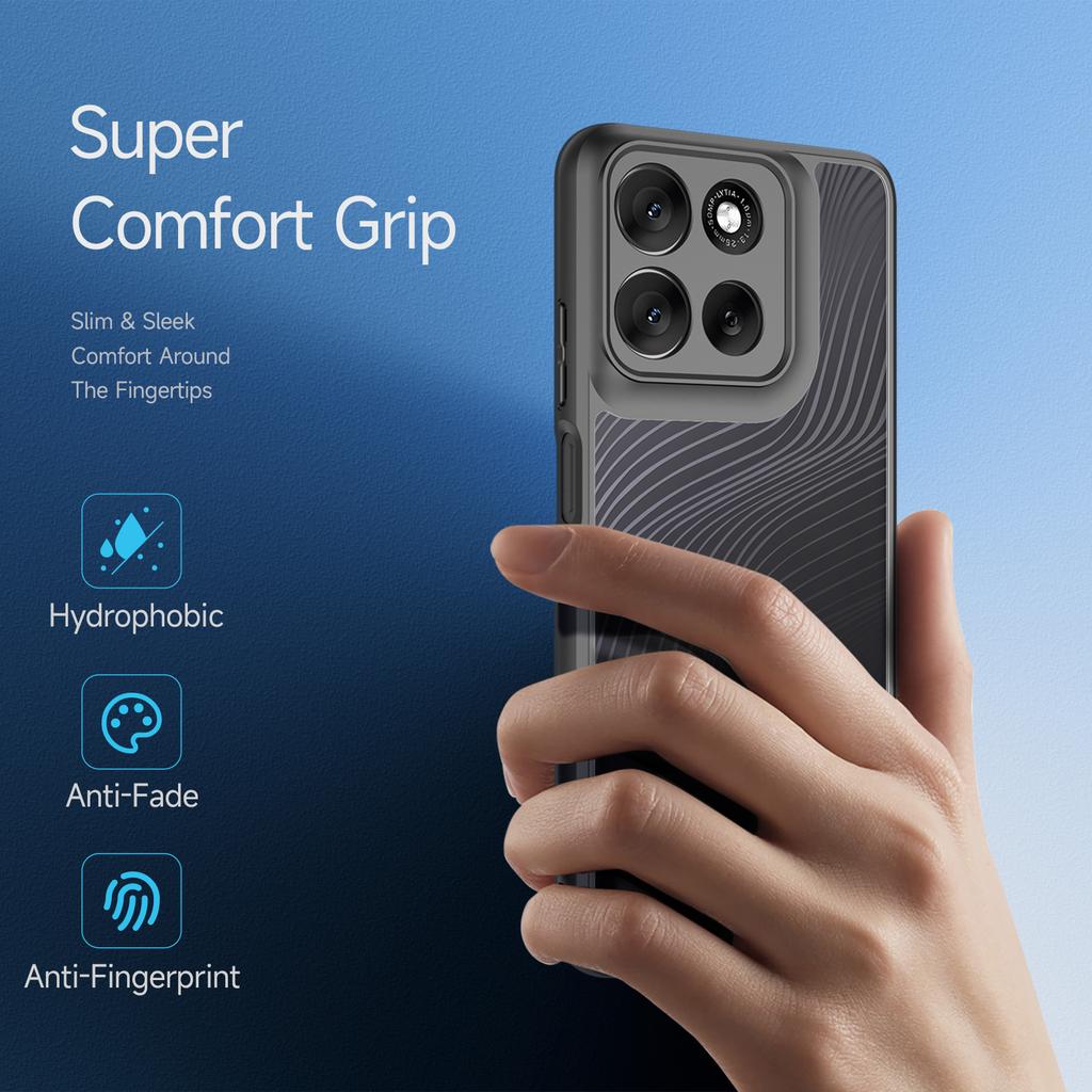 Чехол для Motorola Moto G56 5G DUX DUCIS Серия Aimo TPU+PC Матовый Противоударный Чехол для Телефона (Сертификация REACH)