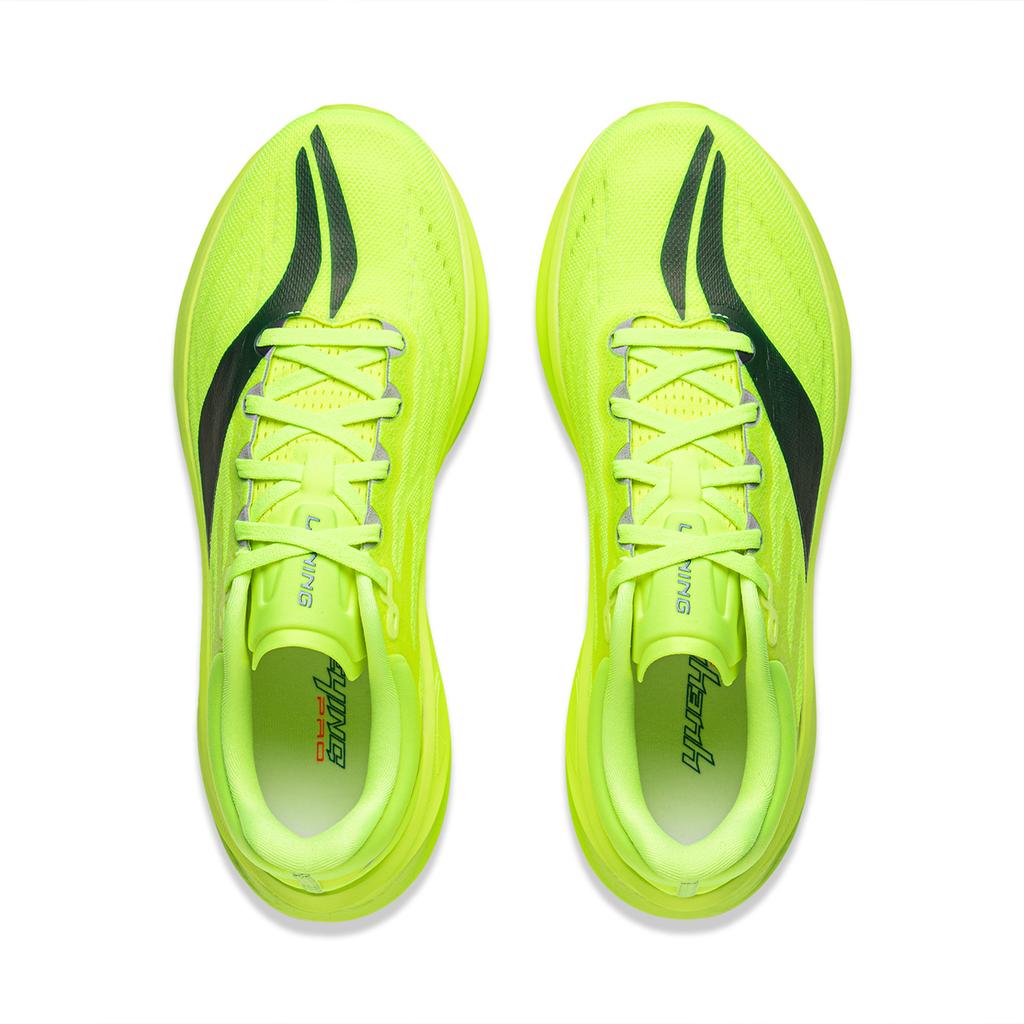 Li Ning Yue Ying 5 Pro Мягкий отскок Толстая подошва ТПУ Текстиль Низкие повседневные кроссовки для бега на длинные и короткие дистанции Мужские кроссовки ARHW031-2