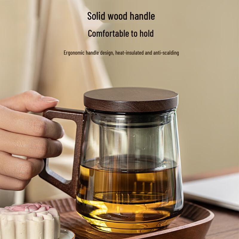 Glass Tea Infuser Mug with Filter