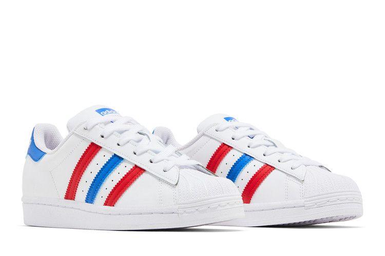 Мужские кроссовки adidas Superstar 'Белый Красный Синий'