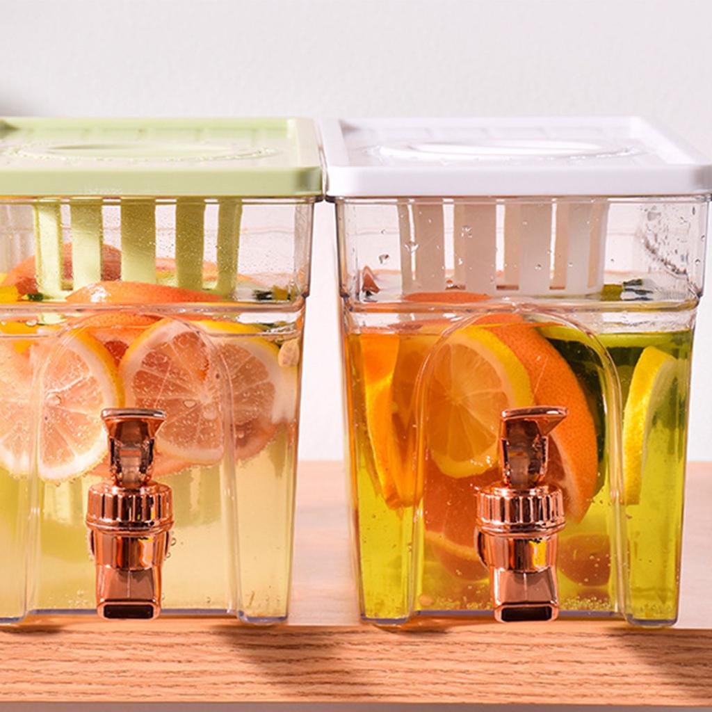 Холодильник Холодильники с краном Холодильники Большой емкости Портативный холодный чайник Фруктовый чайник Ведро из пластика