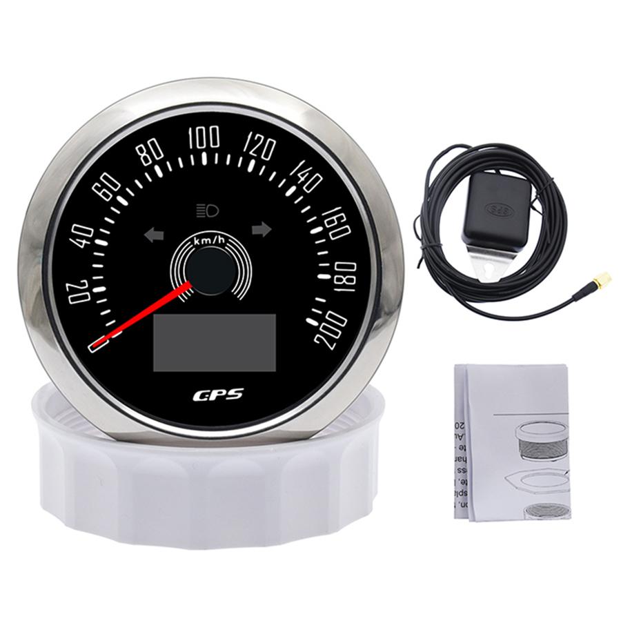 200 км/ч GPS спидометр 3 в 1 многофункциональный датчик с зубчатой индикацией общего пробега и 7 цветами подсветки