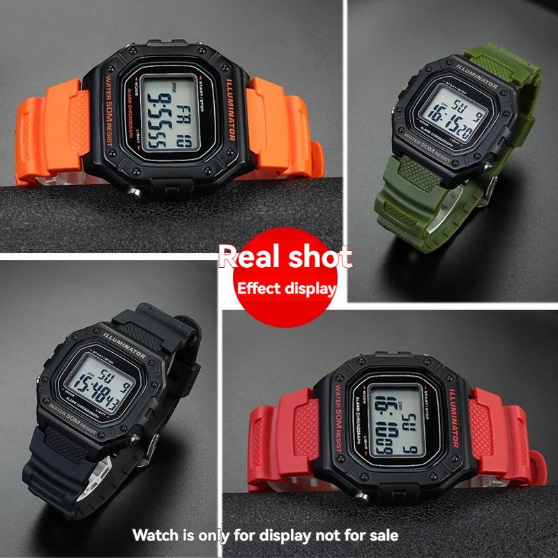 Ремешок из смолы и силикона W218H для часов Casio AE-1200 AE-1100 SGW-300 SGW-400 MRW200, Сменный ремешок, Спортивный браслет