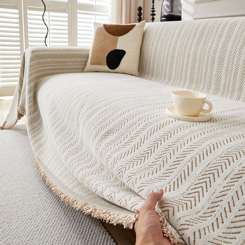 Скандинавский однотонный летний крутой чехол для дивана, полотенце для дивана, полное покрытие для дивана с защитой от царапин, нескользящее домашнее животное, детское диванное полотенце