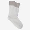 ZOOC Rib Embroidered Logo Socks IV_Z252PHN003