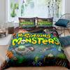 Singing Monsters 3D Printed Duvet Case Pillowcase Bedding Set Twin Full Queen Size For Bedroom Decor