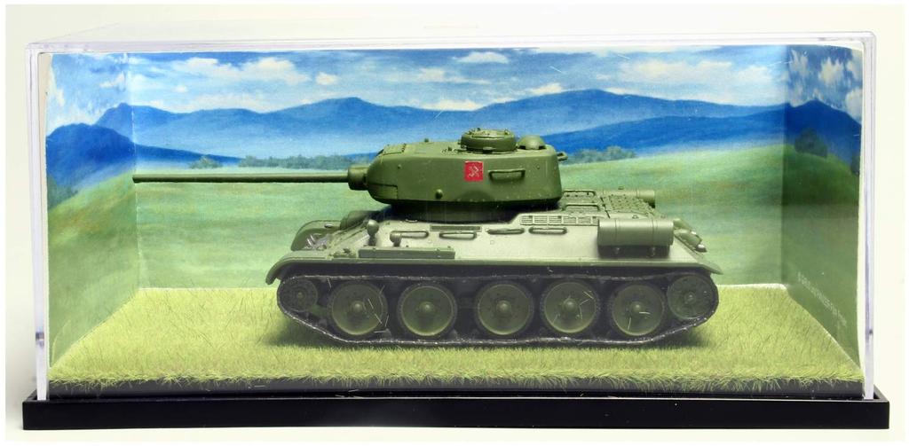 PLATZ Girls Panzer Movie Tank Collection Pravda High School Assembled In the Grassland Scale Finished Product & Palm-sized T-34/85 1/72 Pre-painted