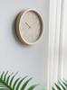 Mermbe Wall Silent Wall Natural 12 Daalabo Acrylic Scandinavian Analog Clock Clock, Stylish, Popular, Clock, Hanging, Round, Wood, Inch, Numerals,